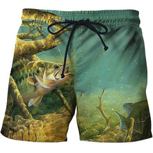 Load image into Gallery viewer, Fish 3 d printing Mens Swim Shorts Surf Wear Board Shorts 2018 Summer Swimsuit Boardshorts Trunks Short size s-6xl